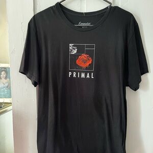 Empyre Black and Red Short Sleeve Graphic Tee